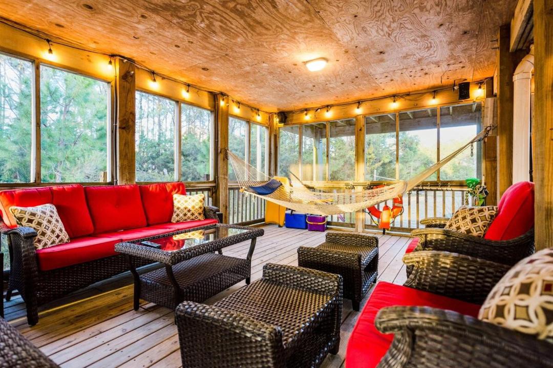 Photo of Patio Balcony in Wind Over Waves