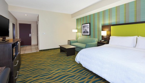 Standard Room, 1 King Bed, Accessible (Communication, Roll-In Shower)