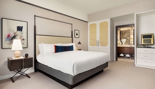 Suite, 1 King Bed, Mobility Accessible, Balcony (Camellia, Roll-In Shower)
