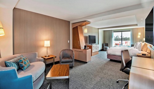 Suite, 1 King Bed with Sofa bed, Accessible Bathtub