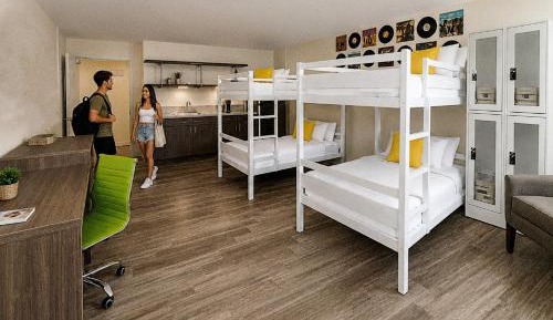 Bed in 4-Bed Mixed Dormitory Room