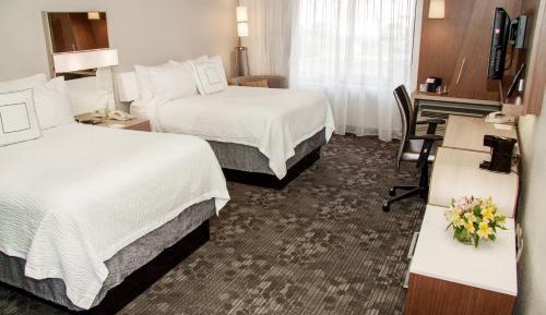 Double Room with Two Double Beds and Balcony