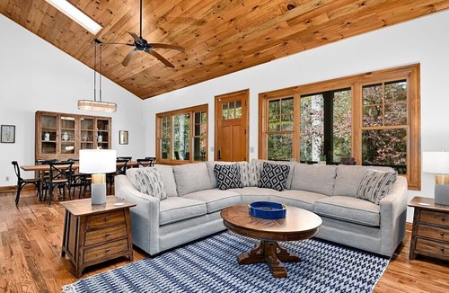 Hendersonville House | 4-Bedroom Flat Rock Retreat with Stream on 2 Acres